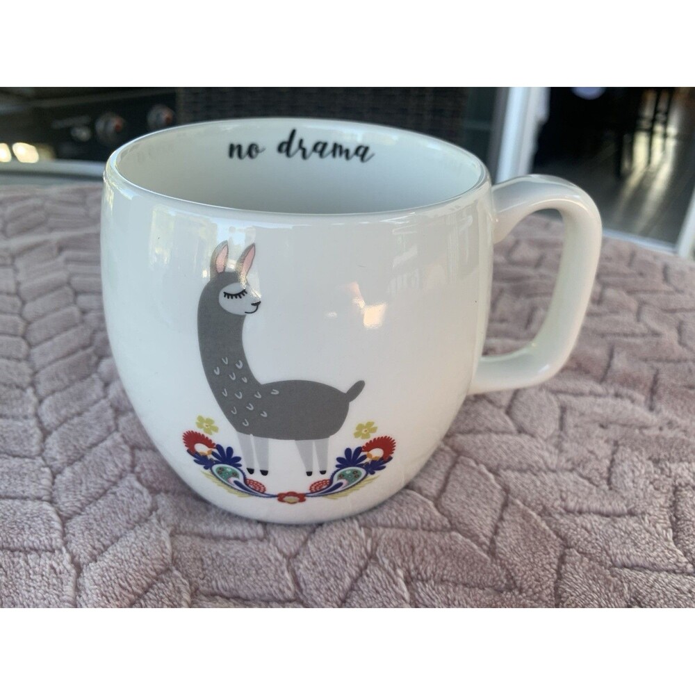 No Drama Llama Ceramic Mug 16 oz Rounded Shape Target Opalhouse